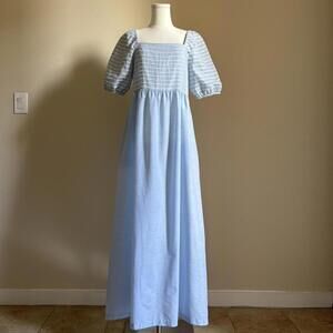 vintage givenchy puffed sleeve nightgown